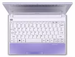 ACER Aspire AOHAPPY2DQuu (purple) Intel Atom N450/10.1"/WebCam/Win 7 Starter + Android Netbook