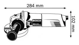 Ugaona električna brusilica Professional BOSCH GWS 8-115