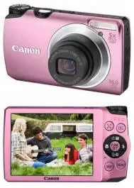 PowerShot A3300 IS Digitalni fotoaparat Canon pink