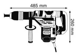 Elektropneumatska bušilica - čekić GBH 5-40 DCE BOSCH