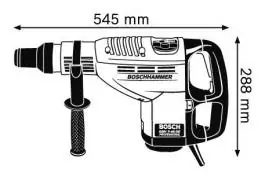 Elektropneumatska bušilica - čekić GBH 7-46DE  1350W BOSCH