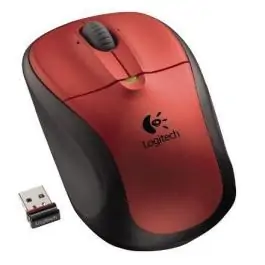 Bežični optički miš M305 crveni Logitech 