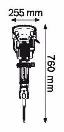 Elektro-pneumatski čekić za razbijanje BOSCH GSH 16-28