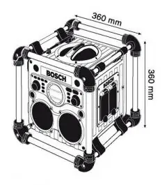 Radio FM punjač GML 24 V-CD BOSCH