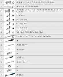 Set nasadnih klučeva 1/4"+1/2" 81 kom. KS TOOLS