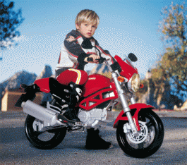 Peg Perego DUCATI HYPERMOTARD motor sa dva točka, sa eletromotornim pogonom od 12V. 