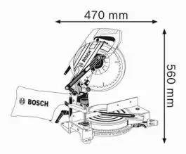 Stona kružna testera GCM 10J Professional BOSCH