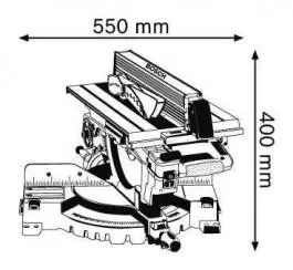 Stona kombinovana testera GTM 12 Professional BOSCH