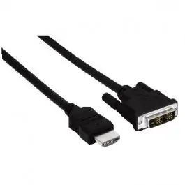 AV Kabl HDMI na DVI/D 1.5m crni Hama