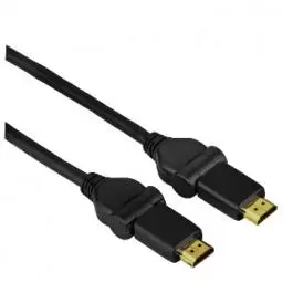 AV Kabl HDMI-HDMI 3m pozlaćen High Speed sa rotacijom HDMI konektora Hama