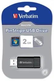 USB Flash memorija PinStripe 4GB STORE N GO crni VERBATIM