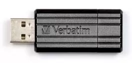 USB Flash memorija PinStripe 4GB STORE N GO crni VERBATIM