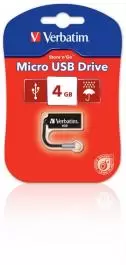 USB Flash memorija 2.0 Micro drive 4GB store VERBATIM