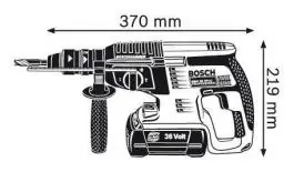 Akumulatorski elektro-pneumatski čekić SDS+ GBH 36 VF-LI Professional BOSCH