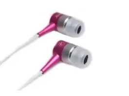 Slušalice za MP3 plejere XJ-18 3.5mm pink beli kabl XWAVE