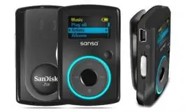 MP3 Sansa Clip + 4gb crni FM SanDisk