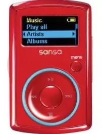 MP3 Sansa Clip + 4gb crveni, FM SanDIsk