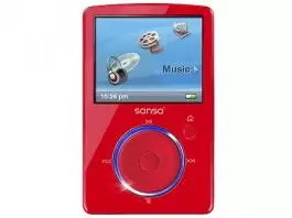 MP3 Sansa Fuze 4GB crveni, FM  SanDisk