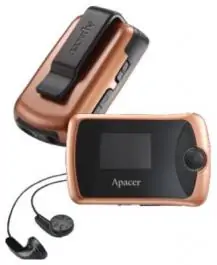 AudioSteno AU380 MP3, 8GB, Orange, Blister  APACER