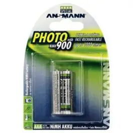 Punjive baterije akumulatorske 900 mAh AAA, NiMh, 1.2V LR03 2/1 ANSMANN