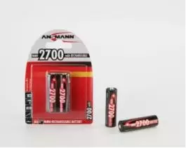 Punjive baterije 2700mAh AA, NiMh 2/1 ANSMANN