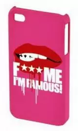 FMIF oklop za IPhone 4, "Lip", pink 