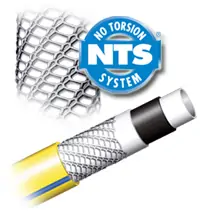 Crevo za vodu NTS no torsion sistem žuto 1/2" 15 m Fitt