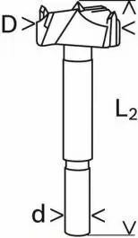 Burgija za šarke HM 15mm BOSCH