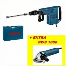 Hamer za štemovanje-razbijanje GSH 11 E Professional + Ugaona brusilica GWS 1000 Professional BOSCH Akcija