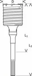 Kruna za bušenje SDS-max 82/160/290mm BOSCH
