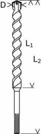 Hamer burgija M4 SDS-max 35/400/520mm BOSCH