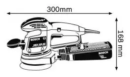 Ekscentar brusilica GEX 125 AC BOSCH