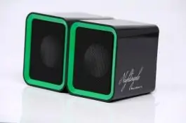 Zvučnici za računar SN-U14/BG Speaker system 2.0 6W Black/Green BLUEBERRY