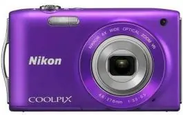 Digitalni fotoaparat COOLPIX S3300 Ljubičasti NIKON