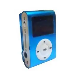 MP3 player S-05 blue/FM/voice/Li-ion/LCD/diktafon/usb 2.0/No flash/bez chargera XWAVE