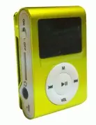 MP3 player S-05 green/FM/voice/Li-ion/LCD/diktafon/usb 2.0/No flash/bez chargera XWAVE