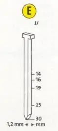 Ekseri za pneumatsku heftalica J 328 EC NOVUS 30mm, 2600 kom.