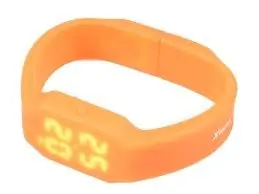 Xwave Watch Watch +USB Flash 8GB Orange, crystal box