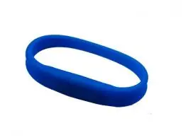 Wristband blue USB 8GB, blue, PE bag XWAVE