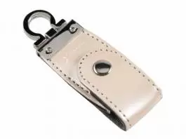 Xwave leather exclusive USB 8GB,silver, blister