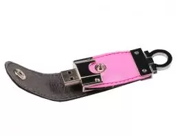 Xwave leather exclusive USB 8GB, pink, blister