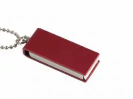 Mini slide USB 8GB, red, key ring, blister XWAVE