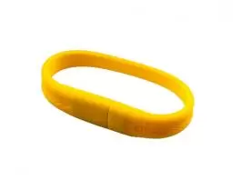 Wristband yellow USB 8GB, yellow, PE bag XWAVE