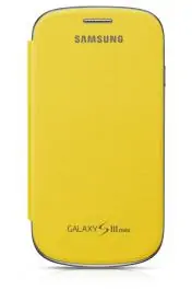 Maska sa preklopom za Galaxy S3 mini žuta SAMSUNG 