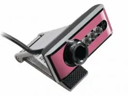 C180B Pro light pink Web camera USB 2.,/1.3 meg pixel/800x600/snap shot/built-in mic.LED Lights XWAVE