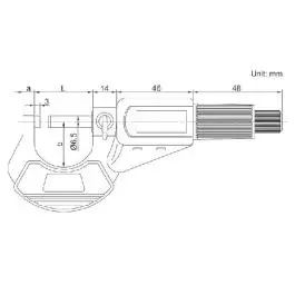 Mikrometar digitalni za spoljno merenje 100mm INSIZE