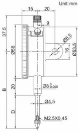 Komparater - merni sat 30mm INSIZE