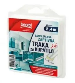 Samolepljiva zaptivna traka za kupatilo 22mmx2.4m (3 kom) BEOROL