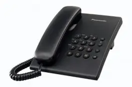 Telefon KX-TS500FXB Crni PANASONIC