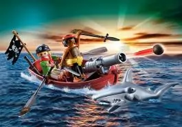 Piratski čamac i ajkula PM-5137 PLAYMOBIL